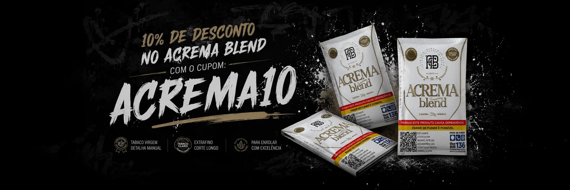 10% de desconto no Acrema Blend com o cupom ACREMA10
