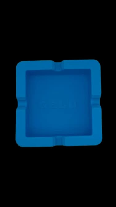 CINZEIRO DE SILICONE GELO AZUL