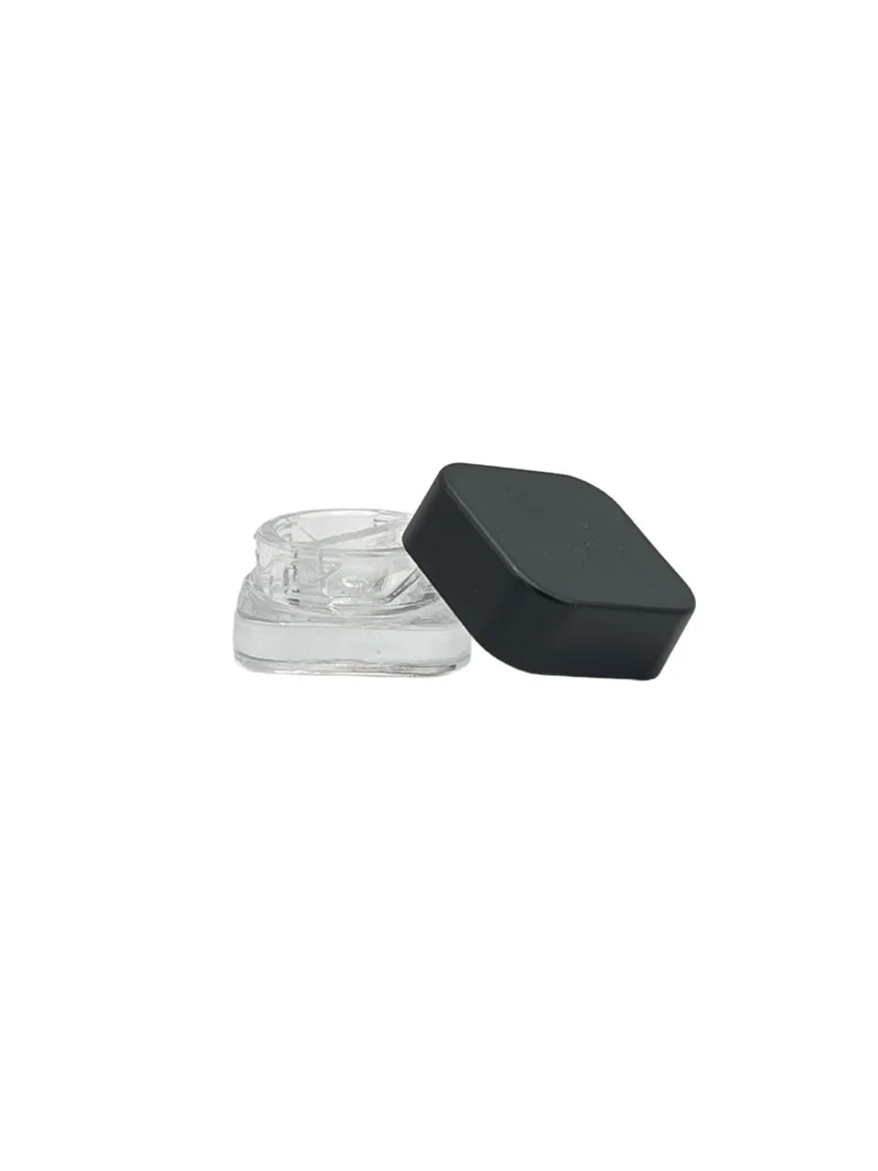 SLICK DE VIDRO *PRETO* COM DIVISÓRIA 5ml