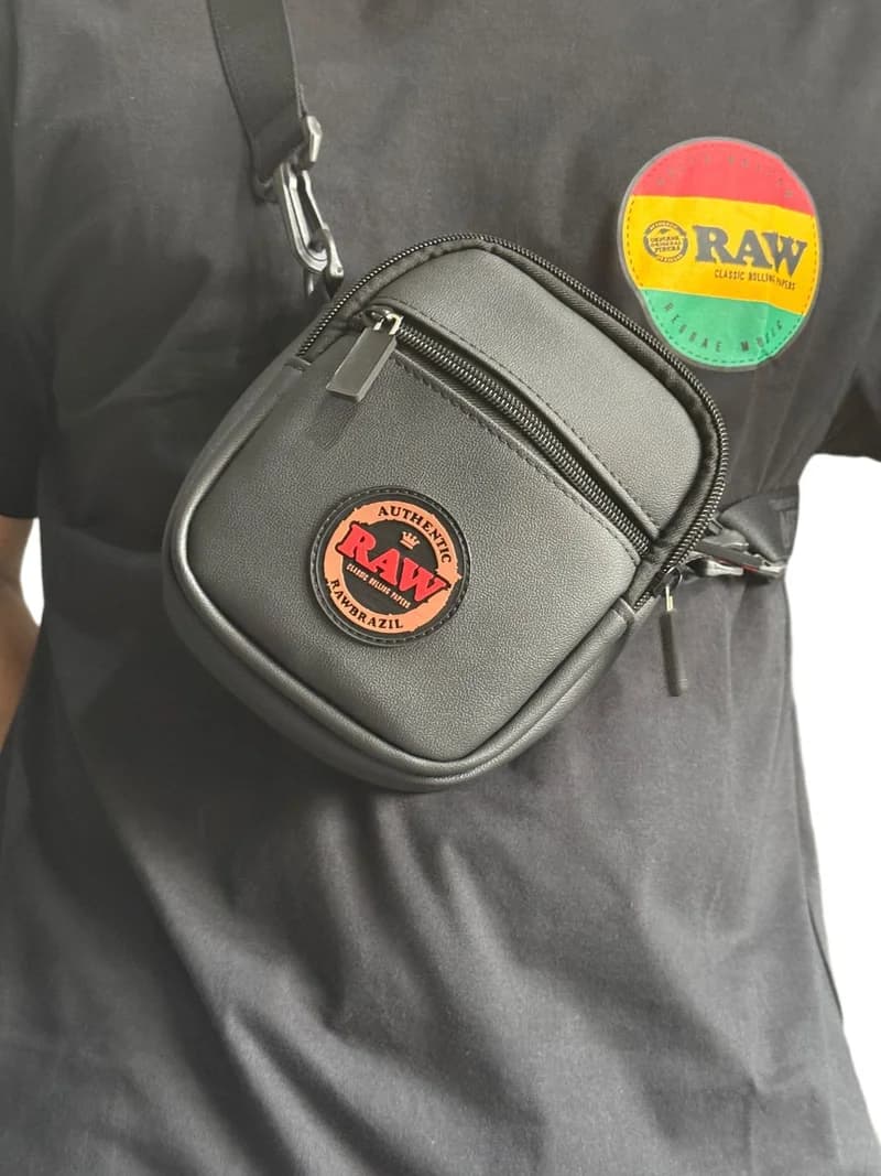 SHOULDER BAG RAW PRETA